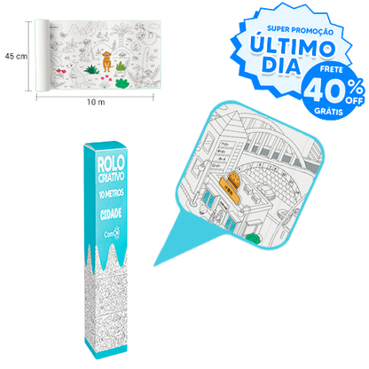 Rolo Criativo - Chega de Desenhar na Parede!