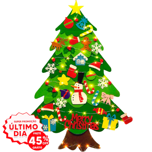 Árvore de Natal Montessori - Monte Você Mesmo!