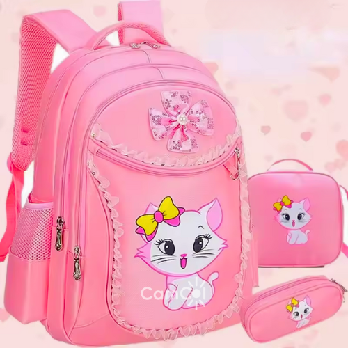 Kit Escolar Completo para Meninas - Mochila, Lancheira e Estojo!