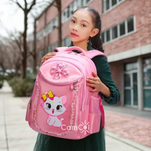 Kit Escolar Completo para Meninas - Mochila, Lancheira e Estojo!