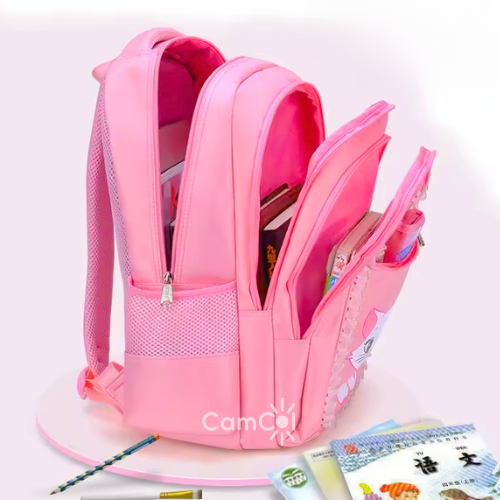 Kit Escolar Completo para Meninas - Mochila, Lancheira e Estojo!