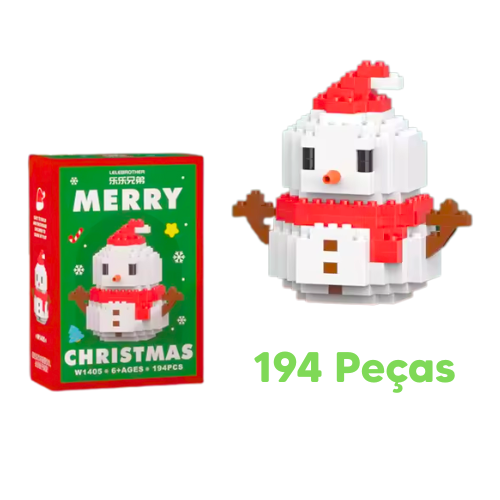 Mini Blocos de Natal - Linha Construtoys