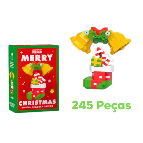 Mini Blocos de Natal - Linha Construtoys