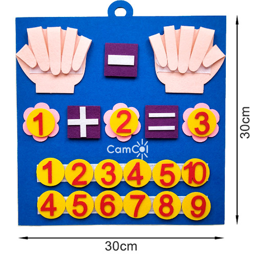 Estudando os Números de Feltro - Brinque e Aprenda!