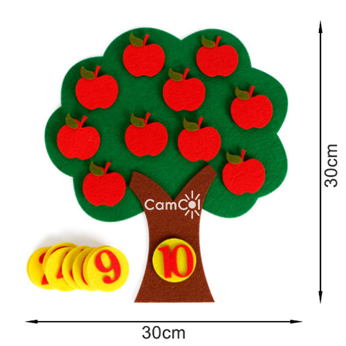 Estudando os Números de Feltro - Brinque e Aprenda!